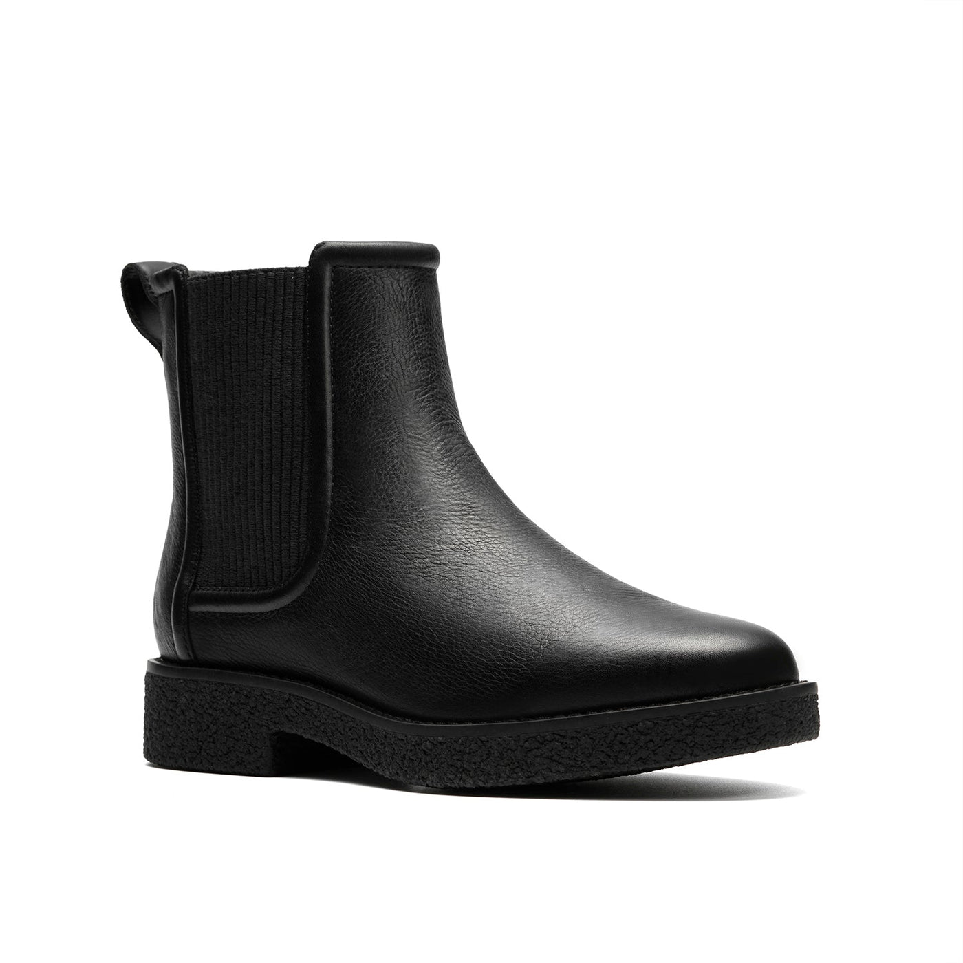 Womens - Nella Top Black Leather