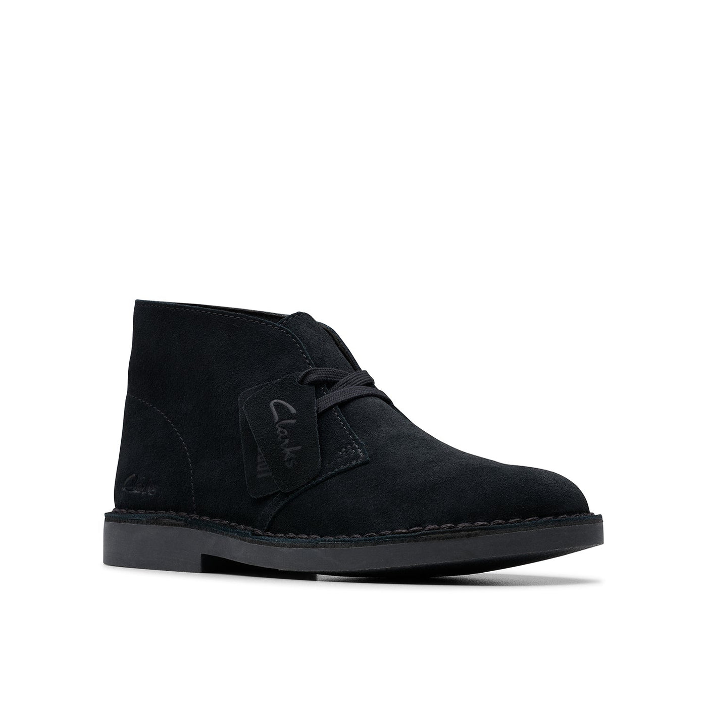 Womens - Desert Boot Evo. Black Suede