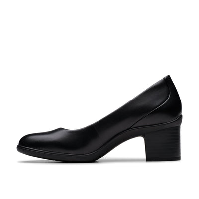 Womens - Shaya Poppy Black Leather