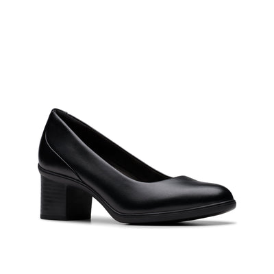 Womens - Shaya Poppy Black Leather
