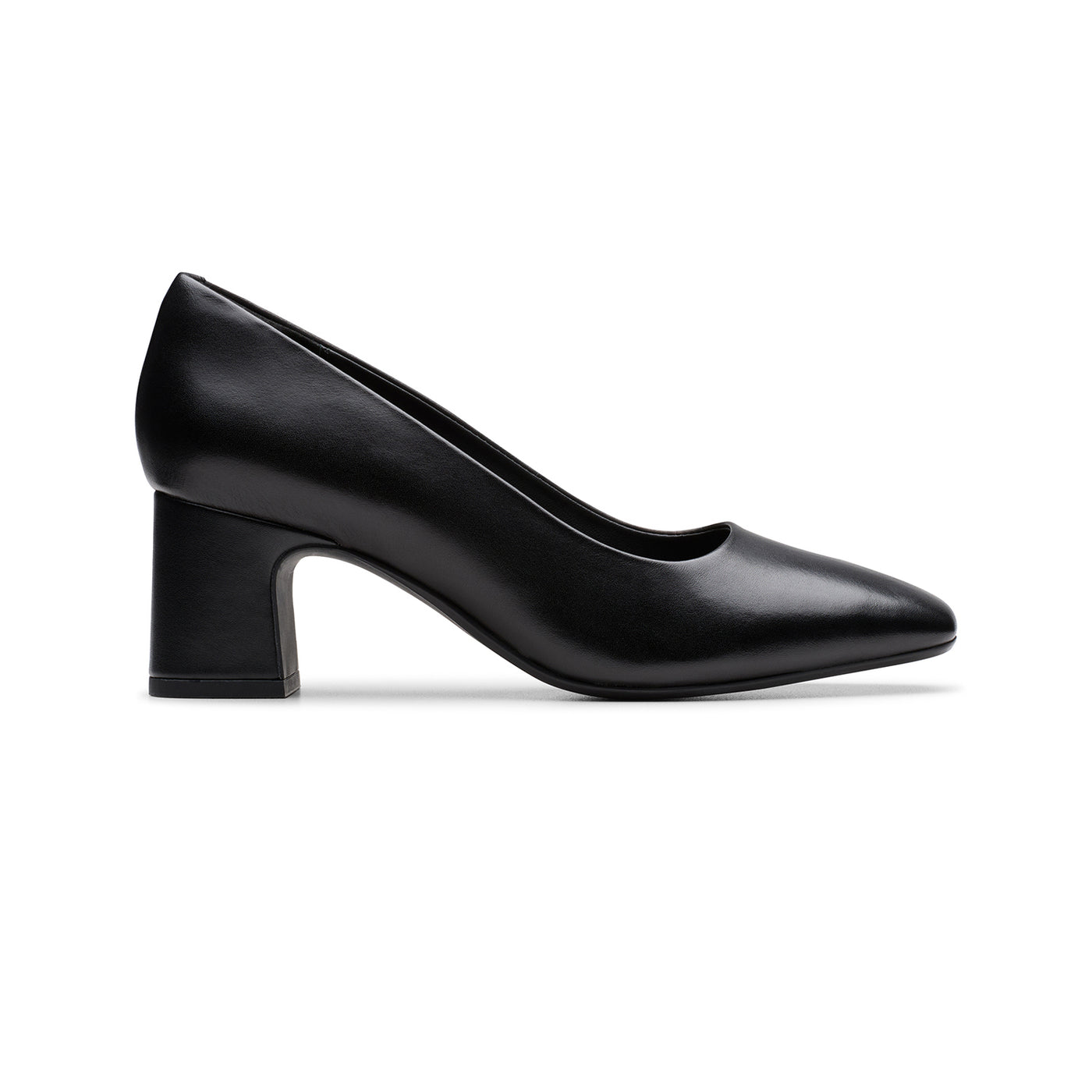 Womens -  Fernie Court Black Leather