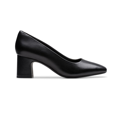 Womens -  Fernie Court Black Leather