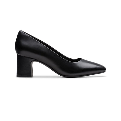 Womens -  Fernie Court Black Leather