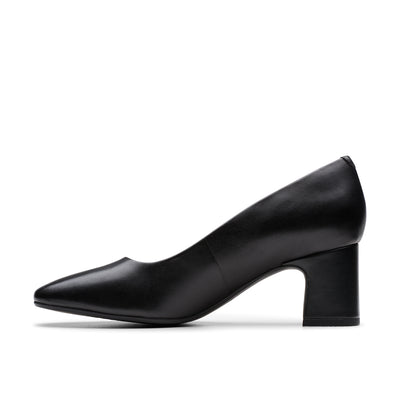 Womens -  Fernie Court Black Leather