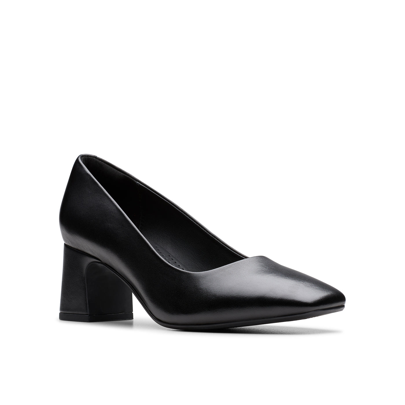 Womens -  Fernie Court Black Leather