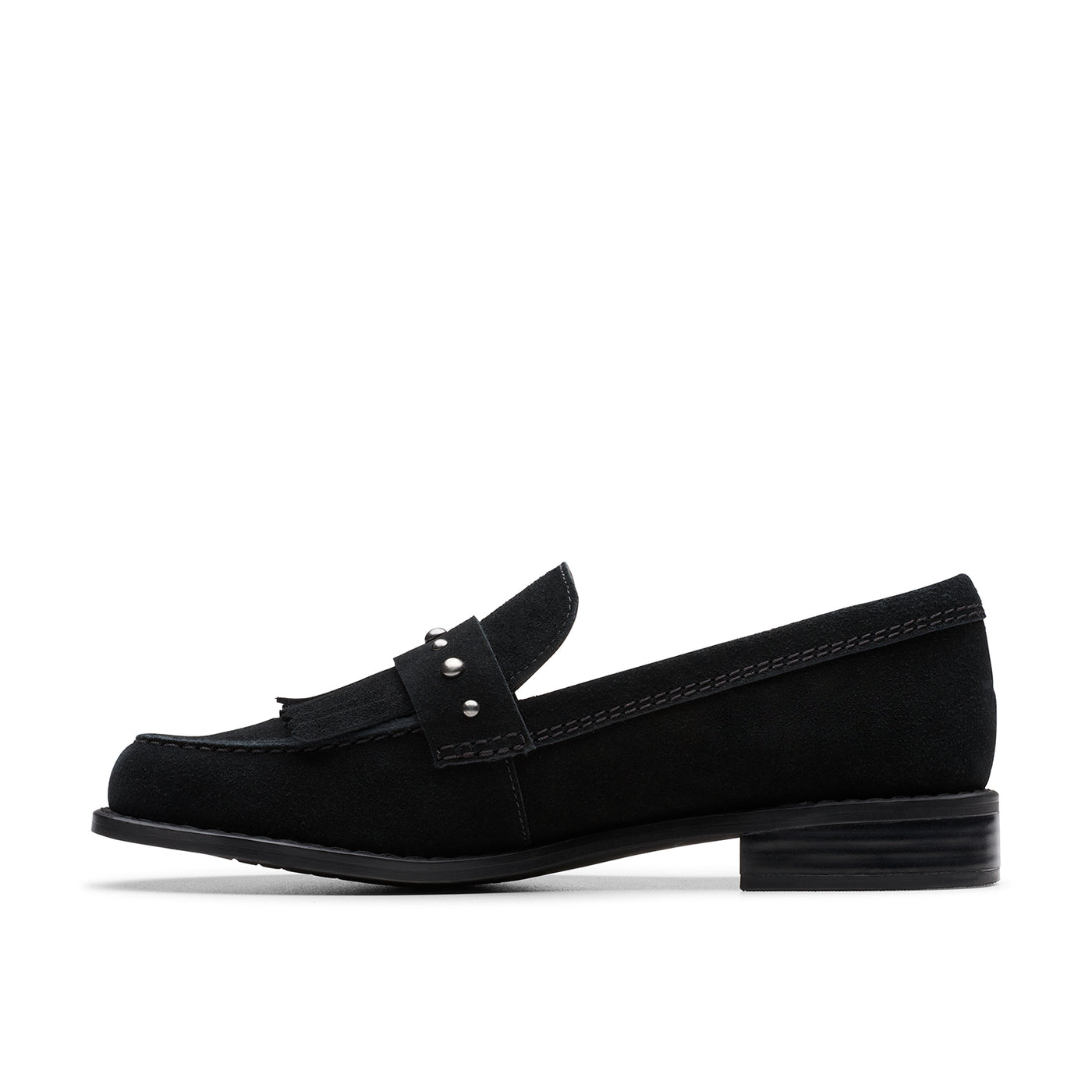 Womens -  Hana Loafer Black Suede
