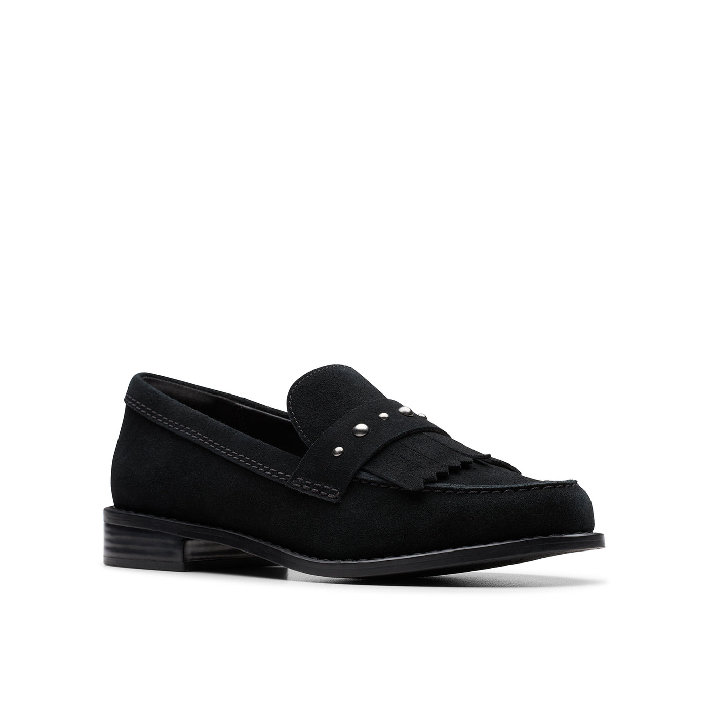 Womens -  Hana Loafer Black Suede