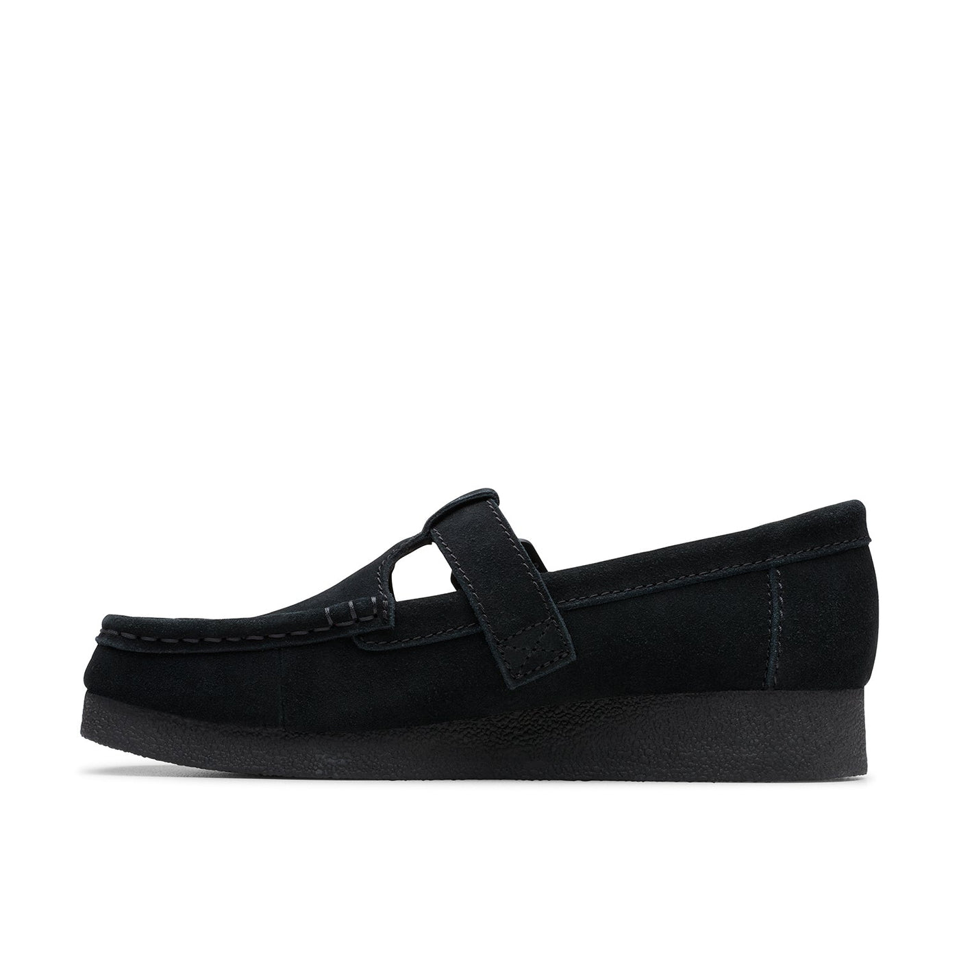 Womens - Wallabee Evo Bar Black Suede