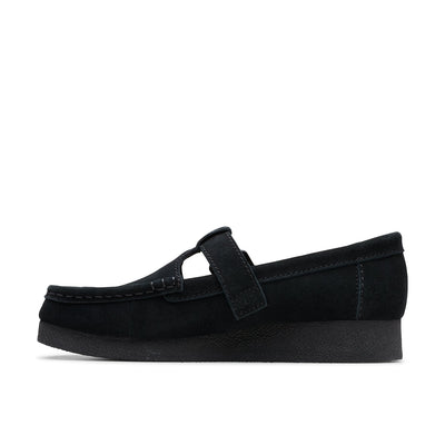 Womens - Wallabee Evo Bar Black Suede