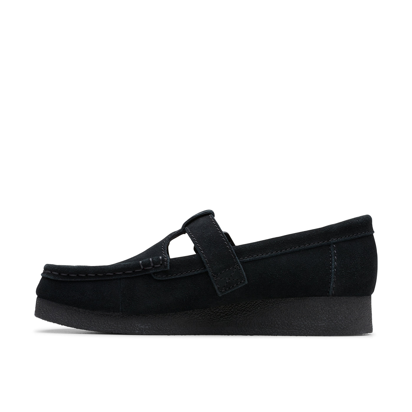 Womens - Wallabee Evo Bar Black Suede