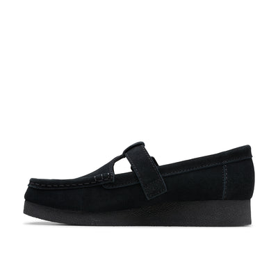 Womens - Wallabee Evo Bar Black Suede