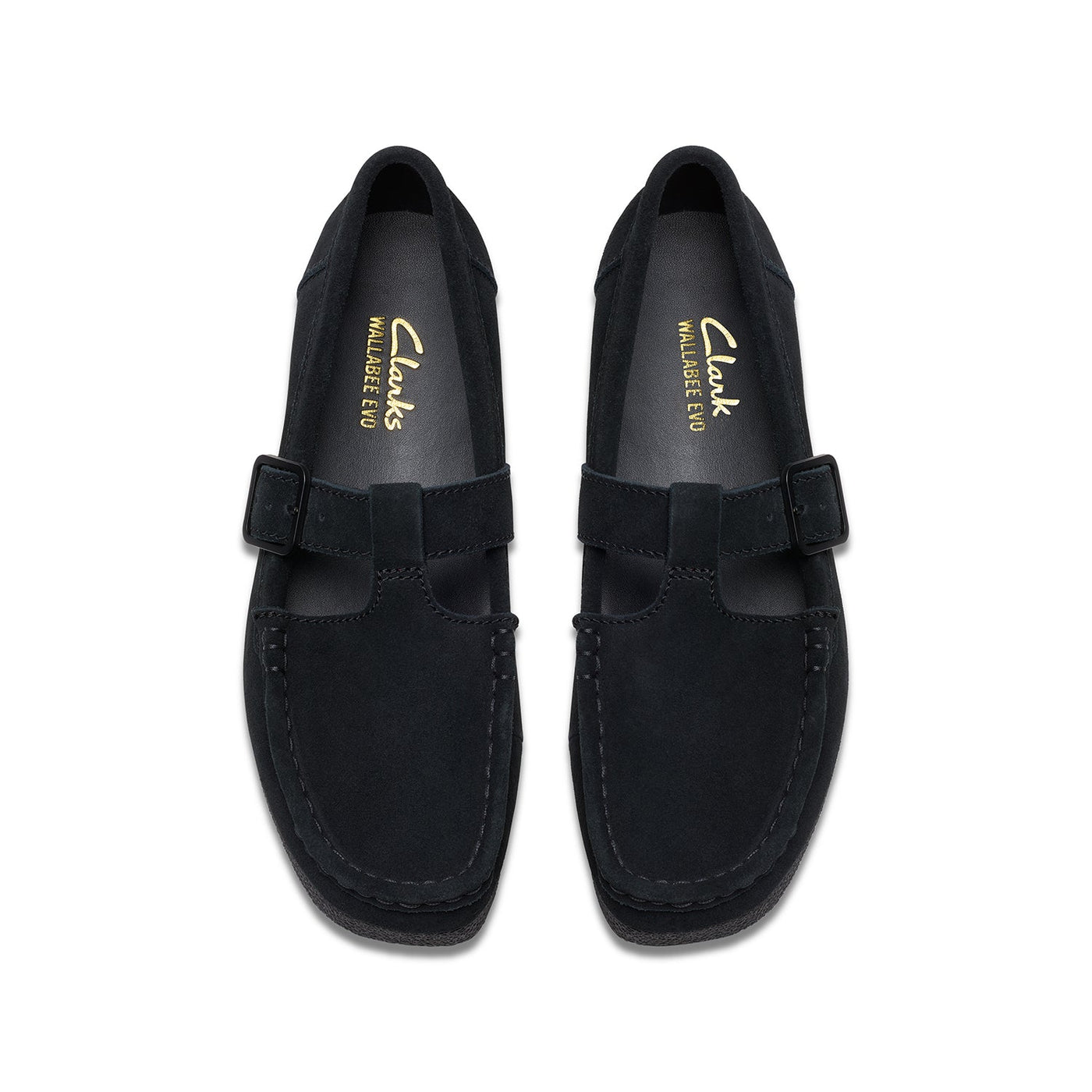 Womens - Wallabee Evo Bar Black Suede