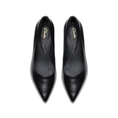 Womens -  Zarey Court Black Leather