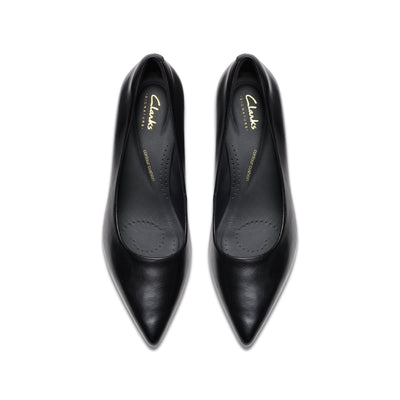 Womens -  Zarey Court Black Leather