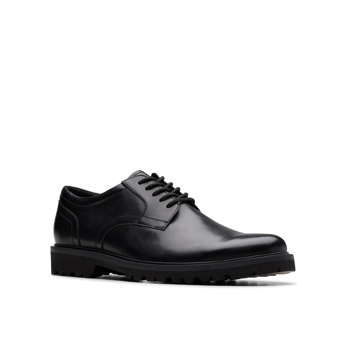Mens - Berwick Lace Black Leather
