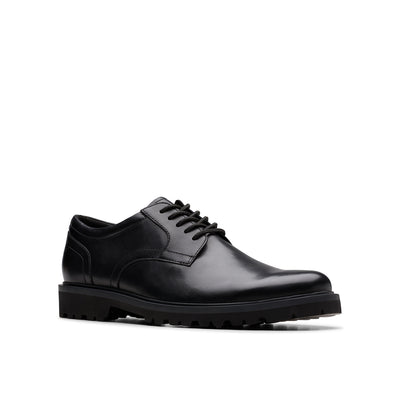 Mens - Berwick Lace Black Leather