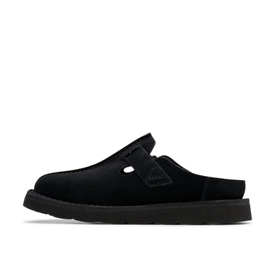 Womens - Solsbury Mule. Black Suede