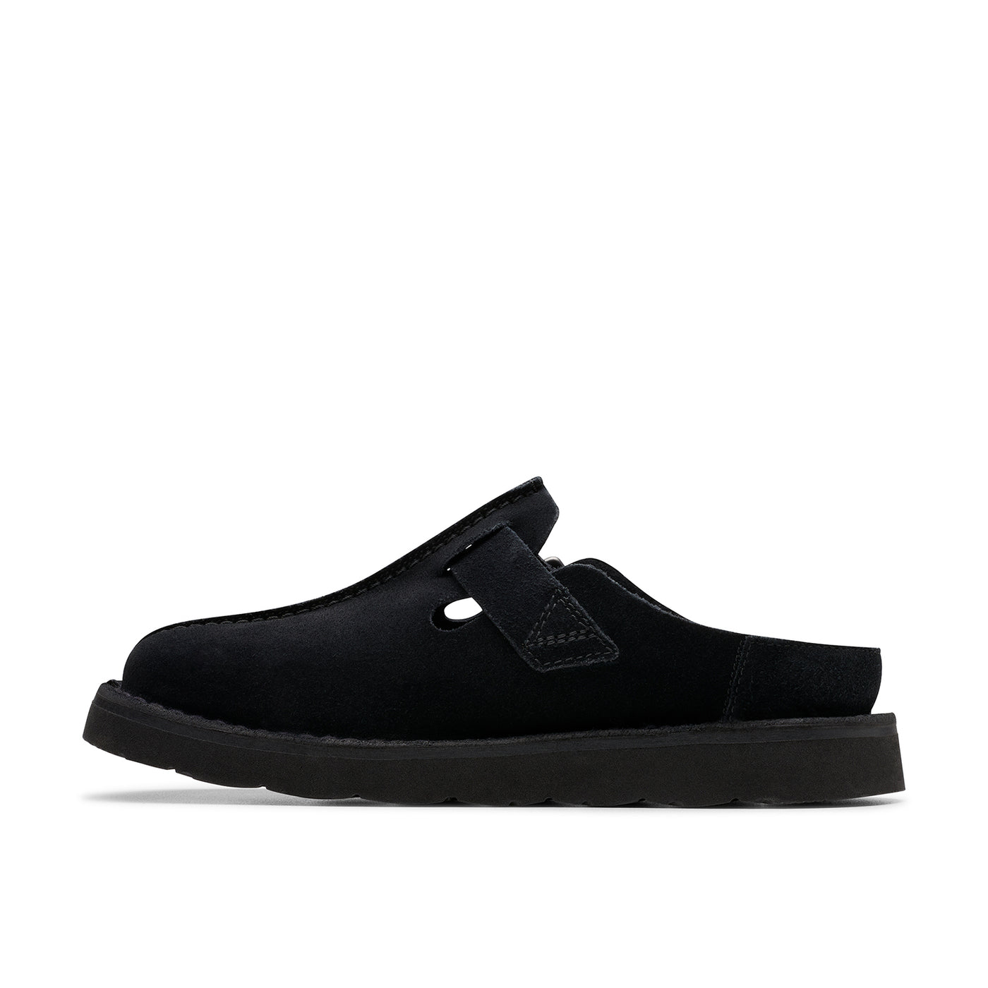 Womens - Solsbury Mule. Black Suede