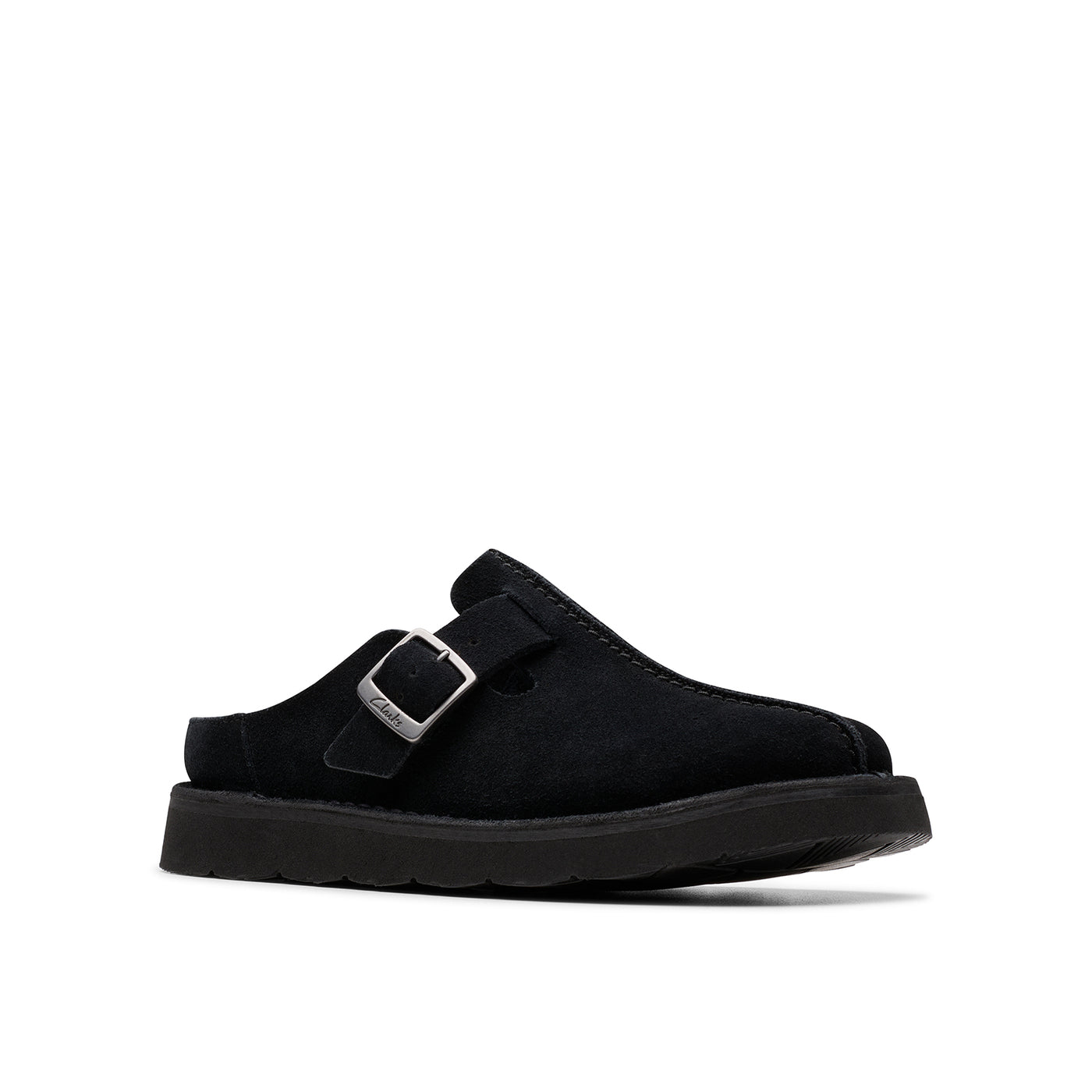 Womens - Solsbury Mule. Black Suede