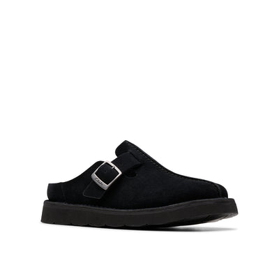 Womens - Solsbury Mule. Black Suede