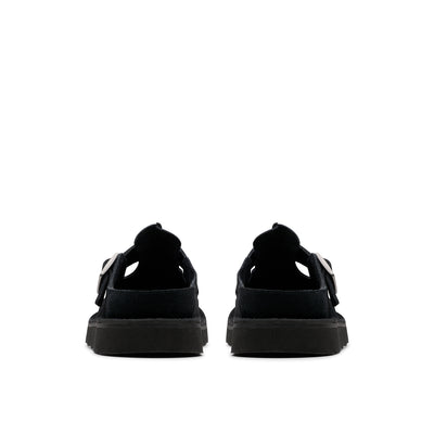 Womens - Solsbury Mule. Black Suede
