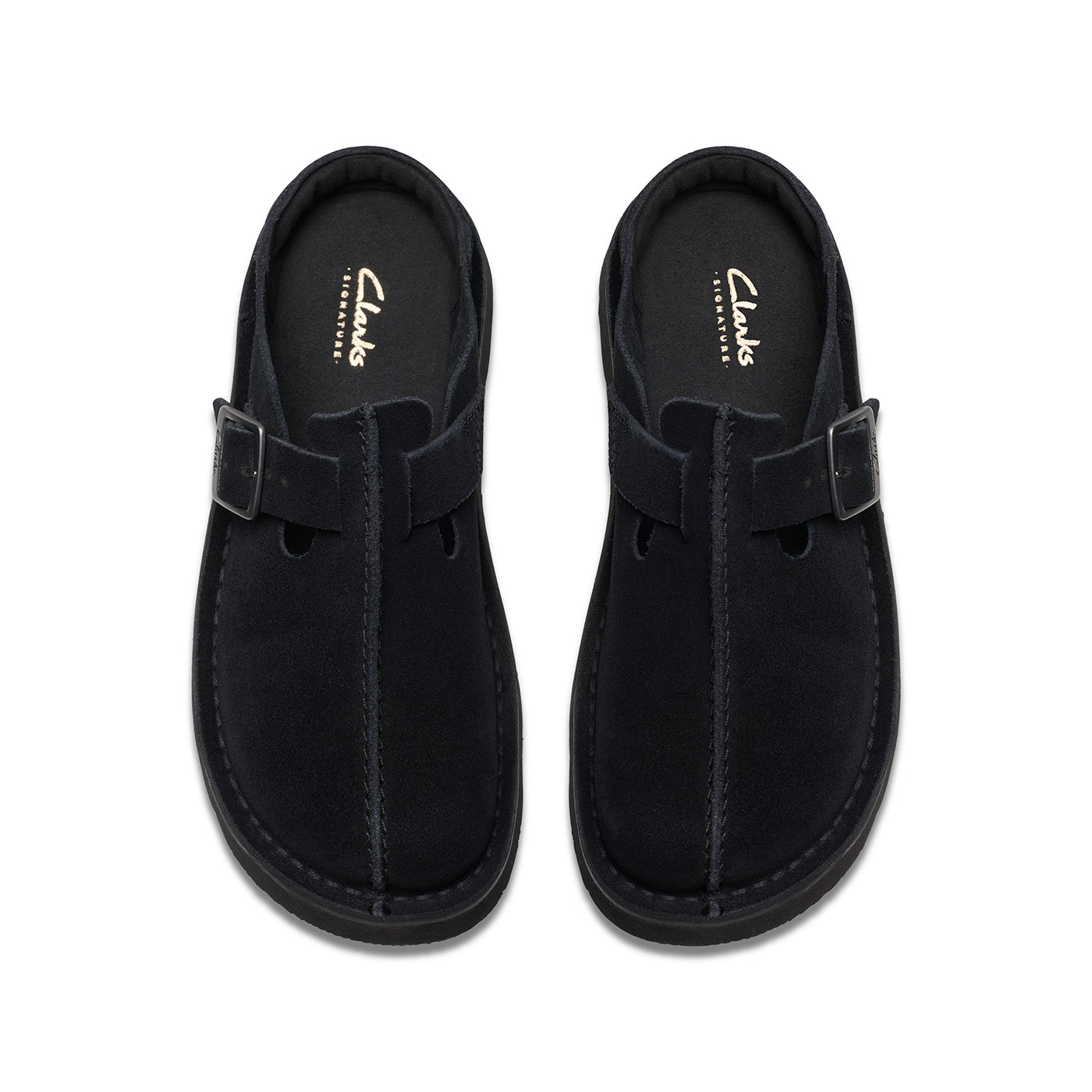 Womens - Solsbury Mule. Black Suede