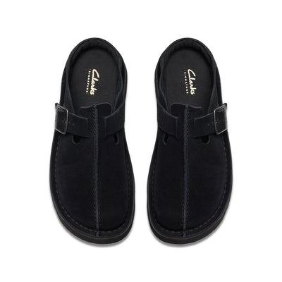 Womens - Solsbury Mule. Black Suede