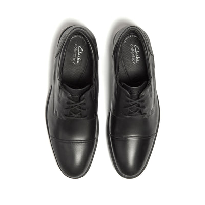 Mens - Steadwell Cap Black Leather