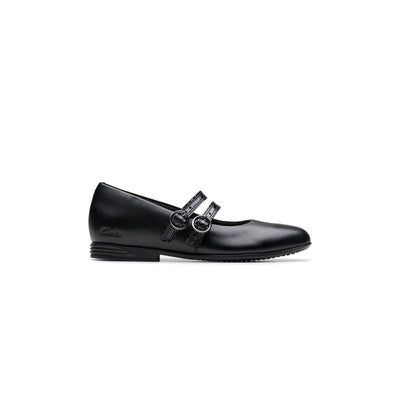 Girls- Finja Bar Older. Black Leather