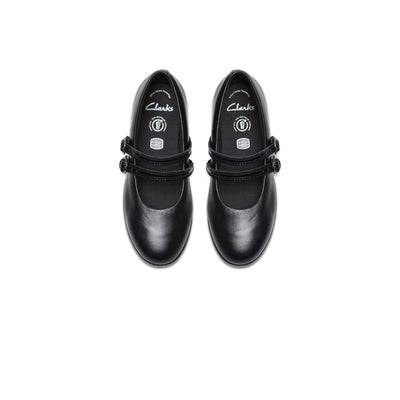 Girls- Finja Bar Older. Black Leather