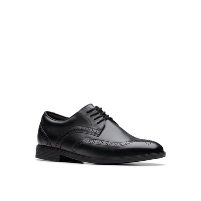 Boys - Jonwin Wing Youth Black Leather