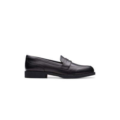Girls - Tapa Edge Youth. Black Leather