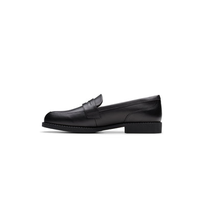 Girls - Tapa Edge Youth. Black Leather