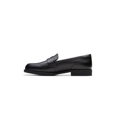 Girls - Tapa Edge Youth. Black Leather