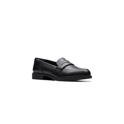 Girls - Tapa Edge Youth. Black Leather