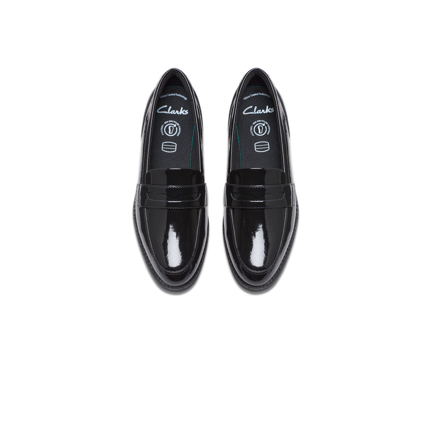Girls - Tapa Edge Youth. Black Patent