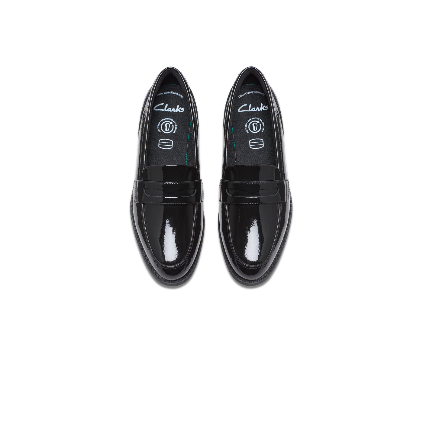Girls - Tapa Edge Youth. Black Patent