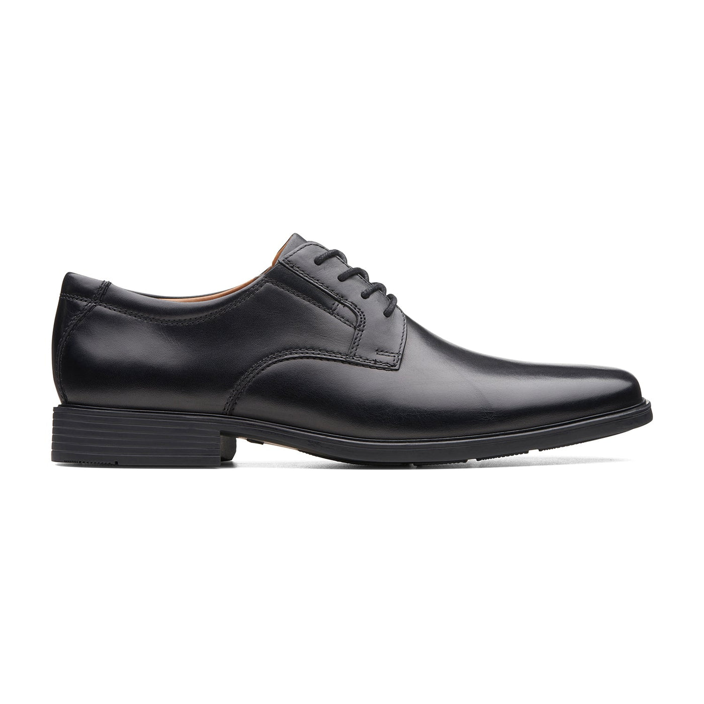 Tilden Plain Black Leather
