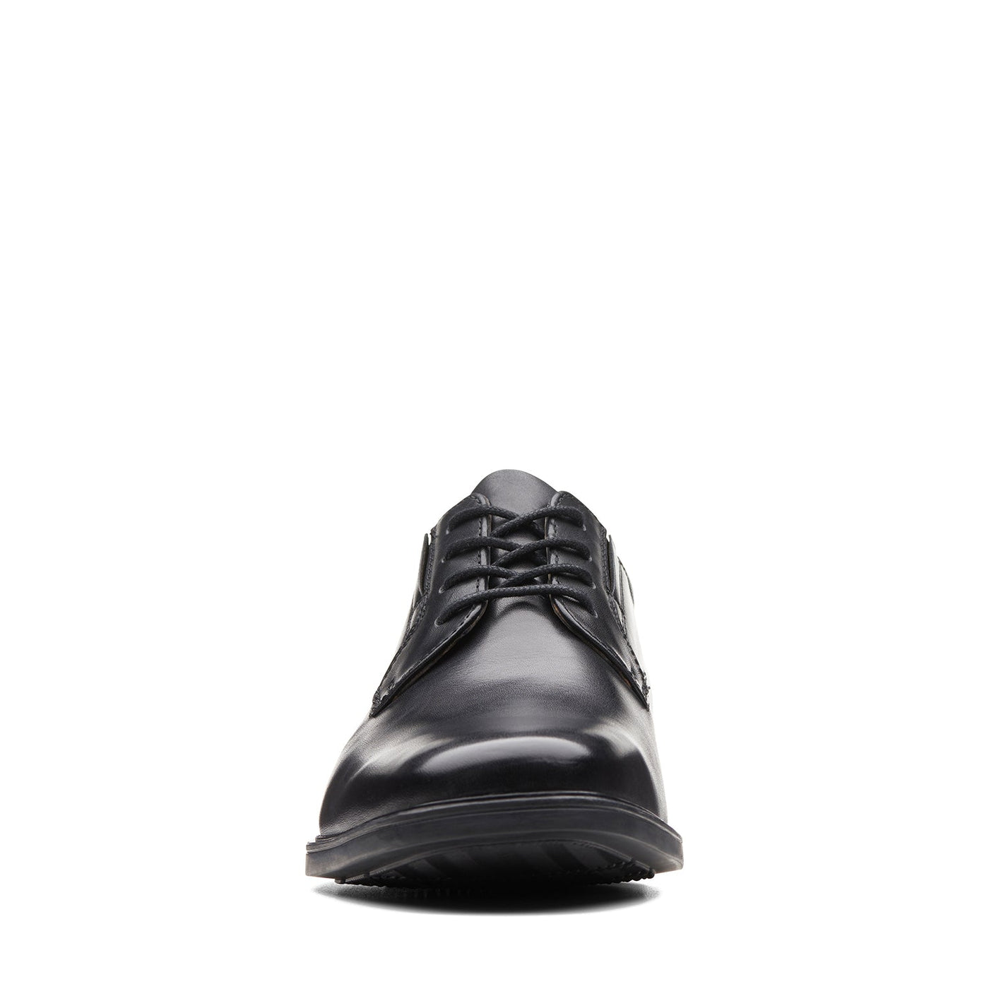 Mens - Tilden Plain Black Leather