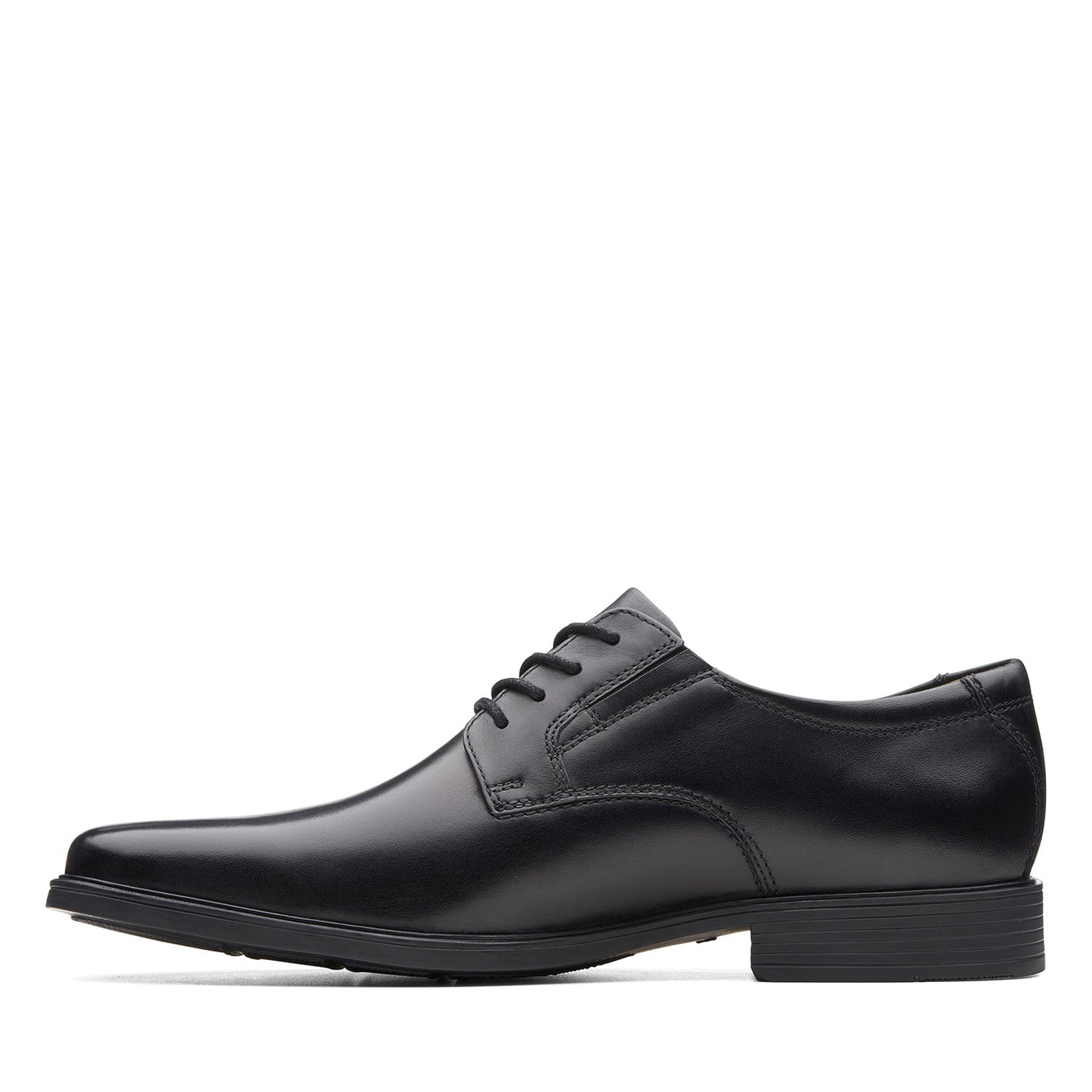 Mens - Tilden Plain Black Leather