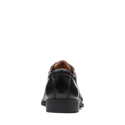 Mens - Tilden Plain Black Leather