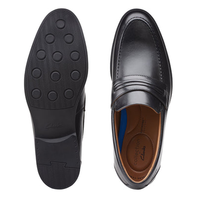 Whiddon Loafer Black Leather