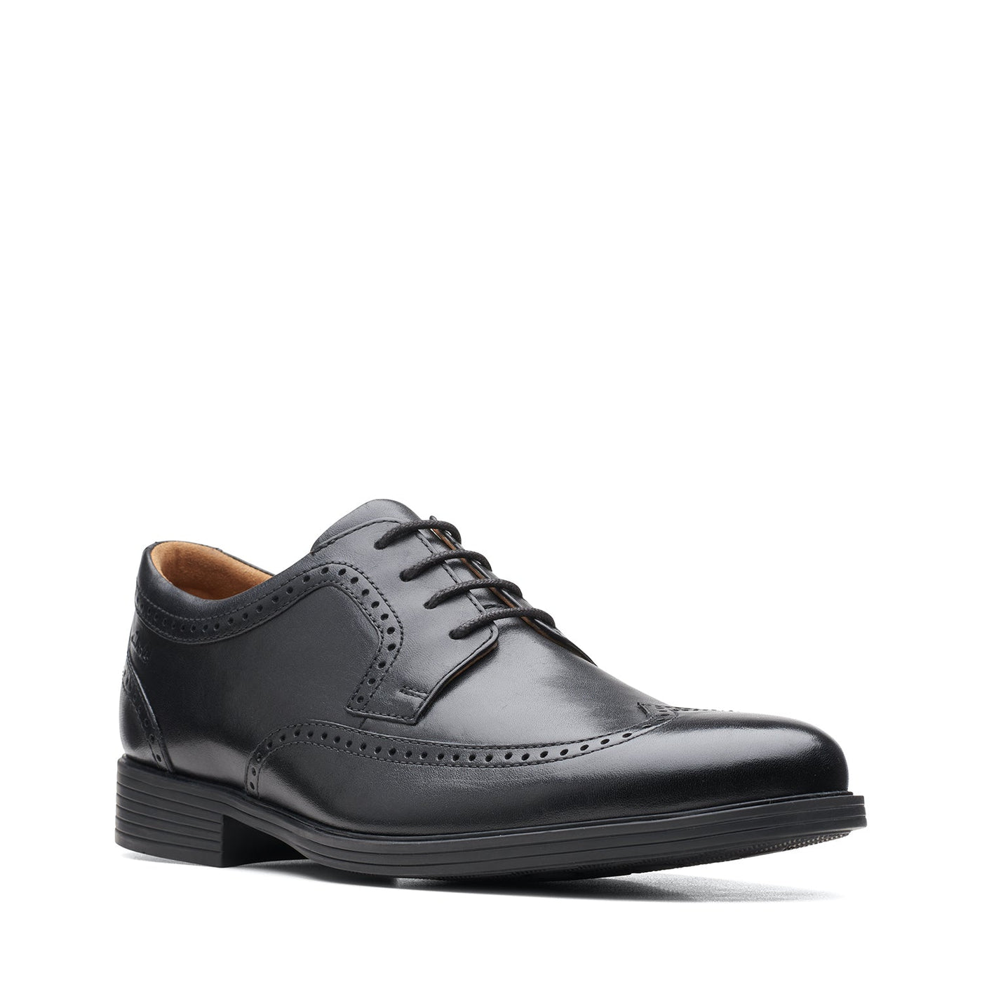 Mens - Whiddon Wing Black Leather