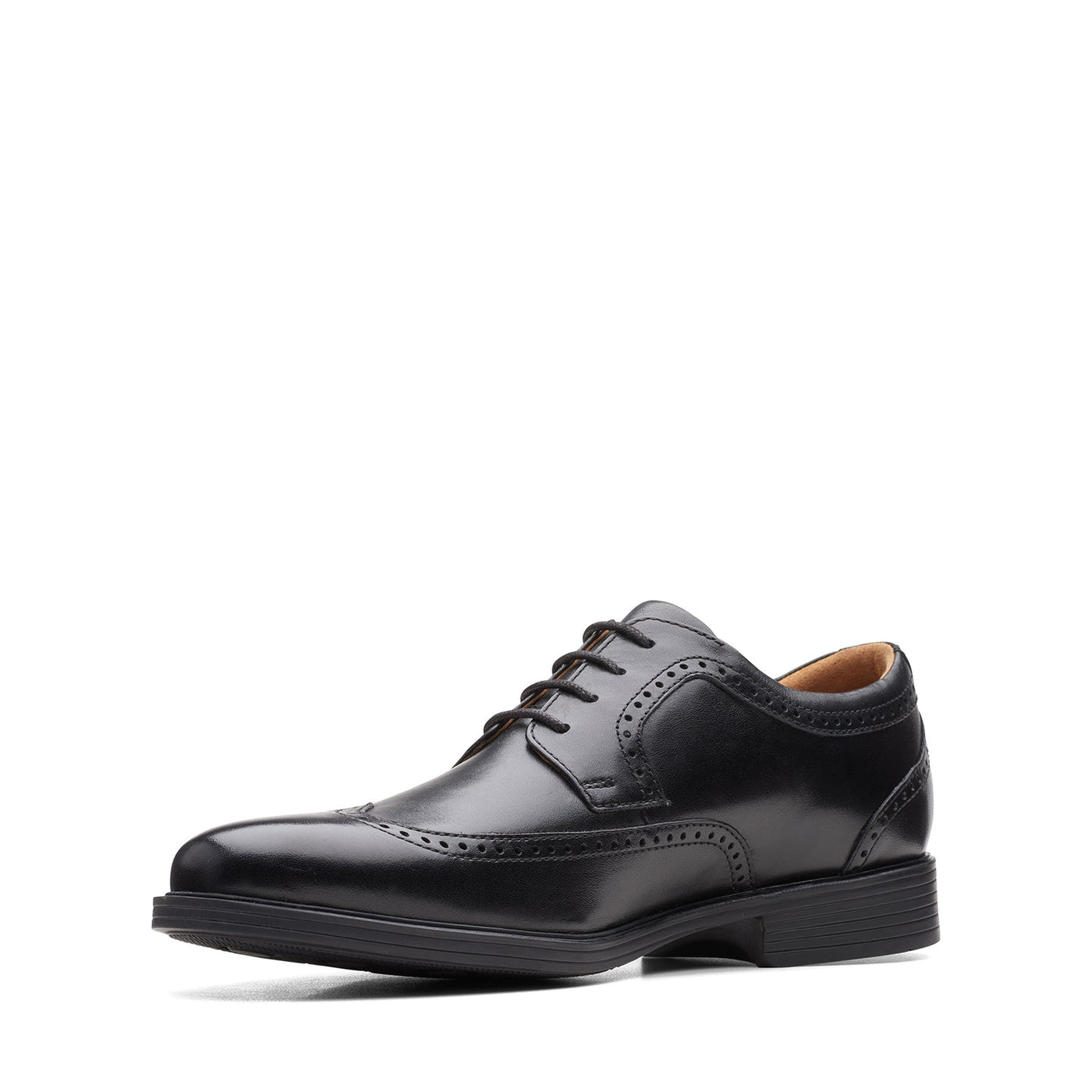 Mens - Whiddon Wing Black Leather