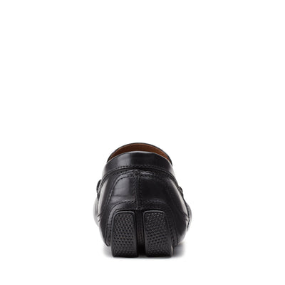 Mens - Markman Plain Black Leather
