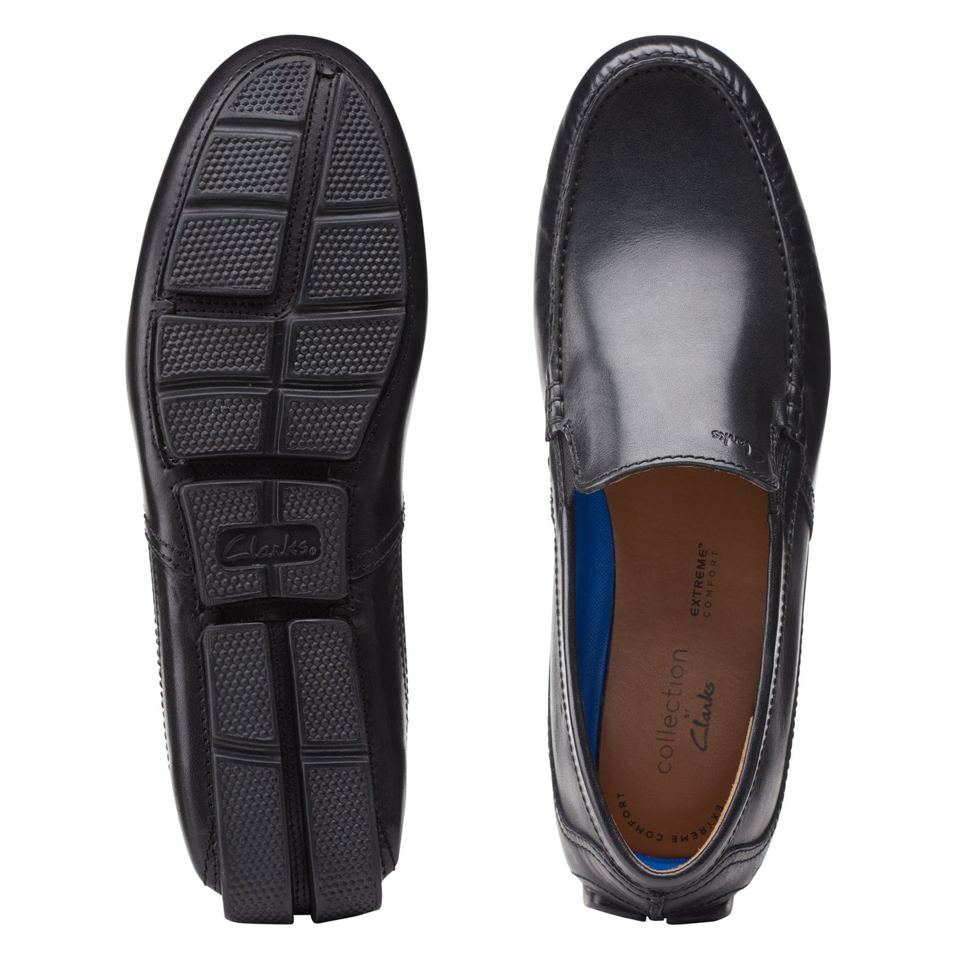 Mens - Markman Plain Black Leather