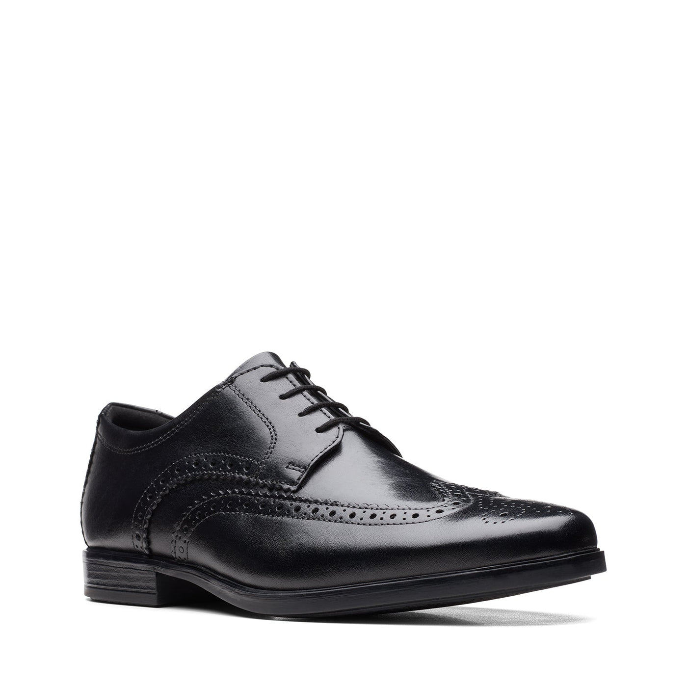 Mens - Howard Wing Black Leather