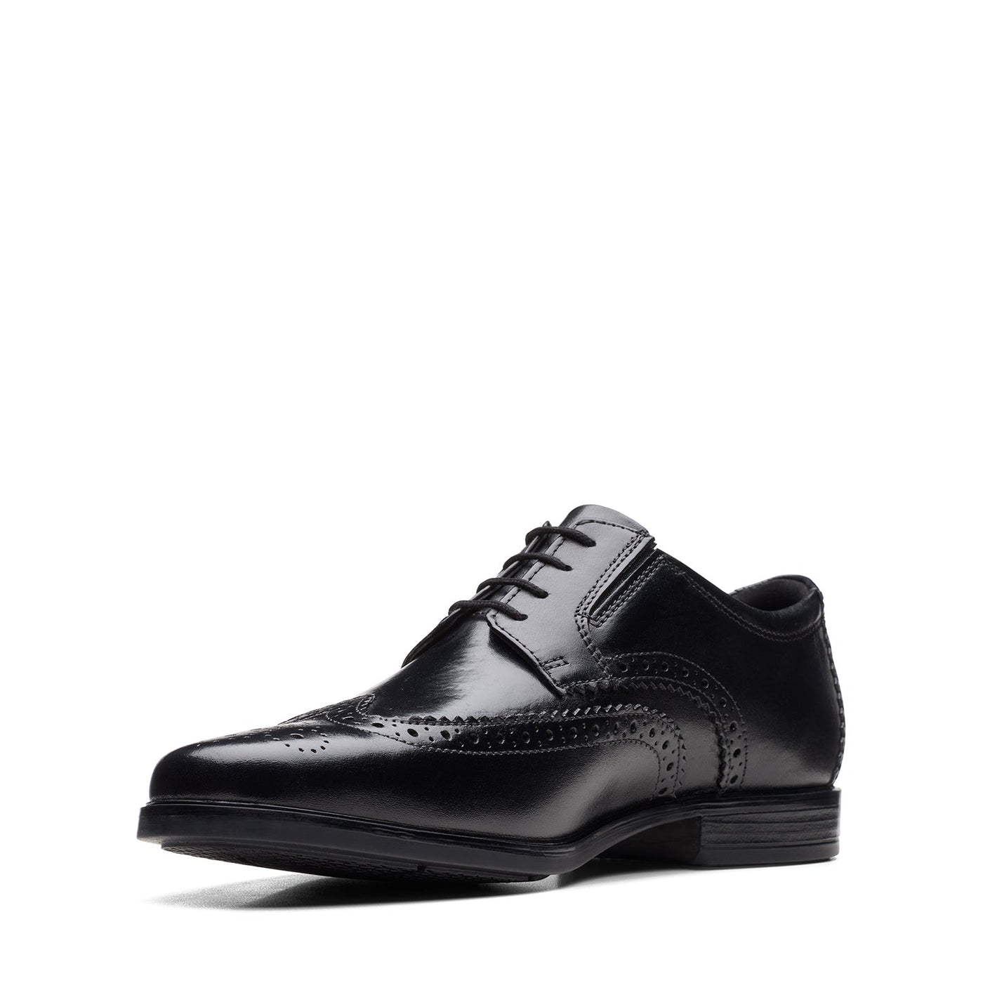 Mens - Howard Wing Black Leather