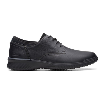 Mens - Donaway Plain Black Leather