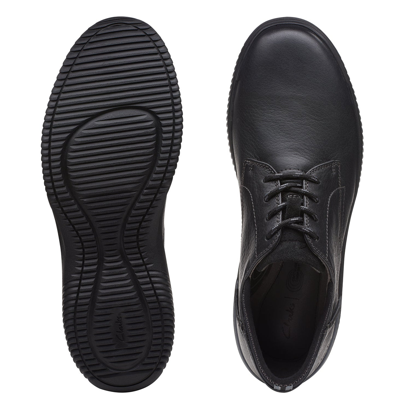 Mens - Donaway Plain Black Leather